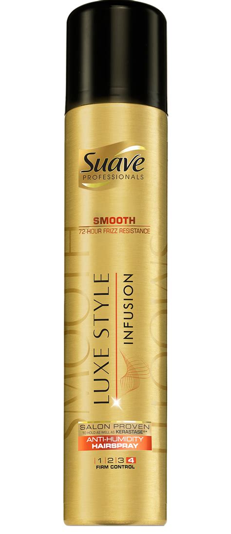 Suave (Hair Care) Luxe Style Infusion Anti-Humidity Spray logo