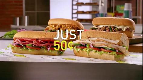 Subway 50th Anniversary TV Spot, 'Deluxe Sandwiches' featuring Aaron Phillips