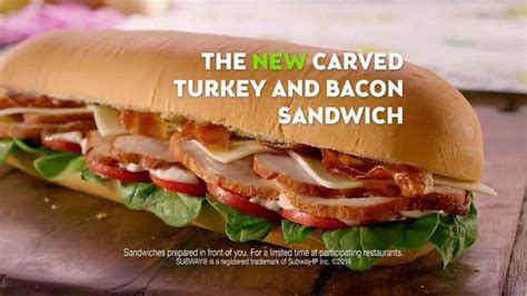 Subway Carved Turkey and Bacon commercials