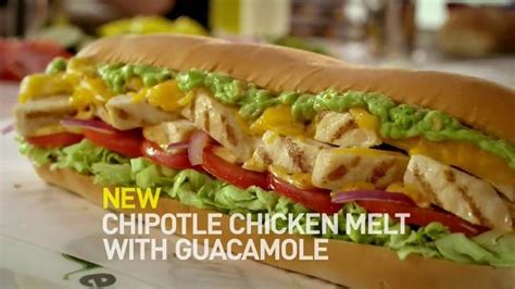 Subway Chipotle Chicken Melt With Guacamole TV Spot, 'Guac Your Socks Off'
