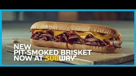 Subway Pit-Smoked Brisket TV Spot, 'Inspired by the Masters' created for Subway