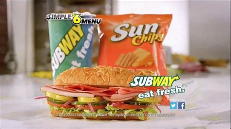 Subway Simple Six Menu TV commercial - Start With a Great Sandwich
