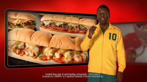 Subway Sriracha Chicken Melt TV Commercial Feat. Michael Phelps, Pele created for Subway