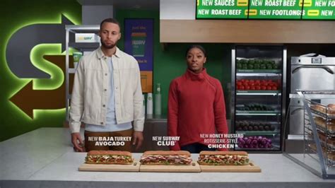 Subway TV Spot, 'Refreshed Anthem 1' Featuring Stephen Curry, Simone Biles