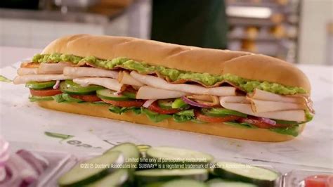 Subway Turkey & Bacon Guacamole TV Spot, 'Truly Amazing Sandwich' featuring Aaron Phillips
