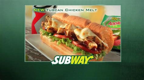 Subway Tuscan Chicken Melt TV Commercial