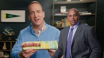 Subway Ultimate B.M.T. TV Spot, 'Next Level' Featuring Charles Barkley, Peyton Manning featuring Charles Barkley