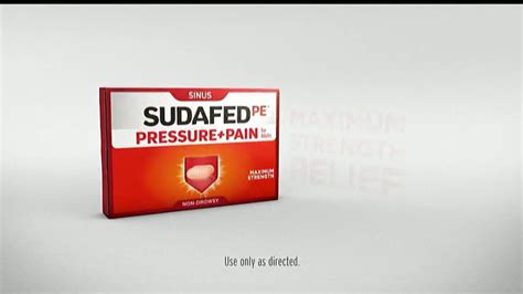 Sudafed PE Pressure+Pain TV Spot created for Sudafed