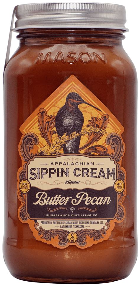 Sugarlands Distilling Company Appalachian Sippin' Cream Butter Pecan Cream Liqueur logo