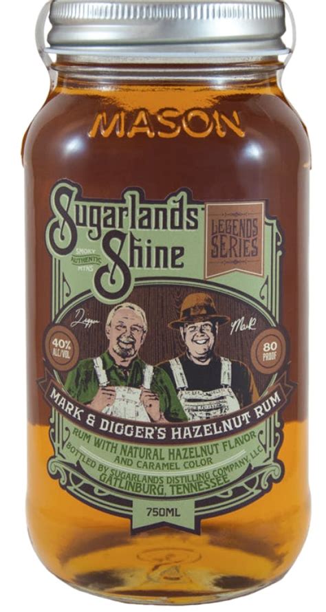 Sugarlands Distilling Company Mark & Digger's Hazelnut Rum logo