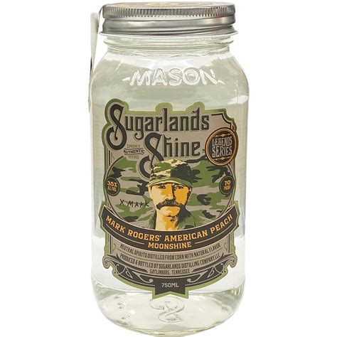 Sugarlands Distilling Company Mark Rogers' American Peach Moonshine logo