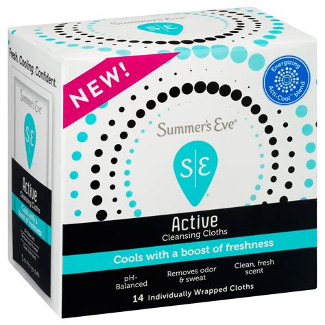 Summer's Eve Active Cleansing Cloths logo