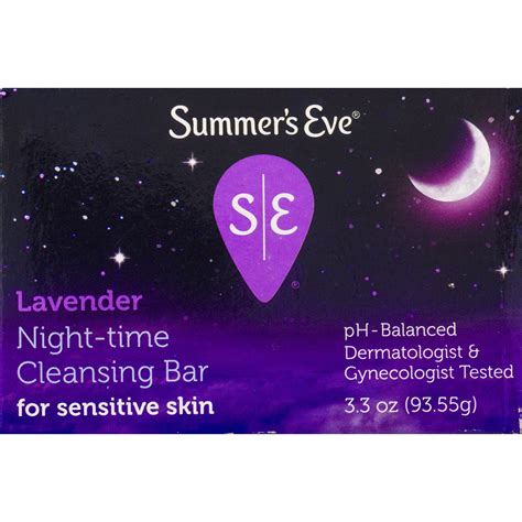 Summer's Eve Lavender Night-Time Cleansing Bar logo