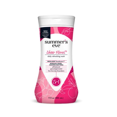 Summer's Eve Sheer Floral Daily Refreshing Wash