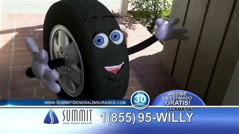 Summit Insurance Agency TV Spot, 'Willy la Llanta'