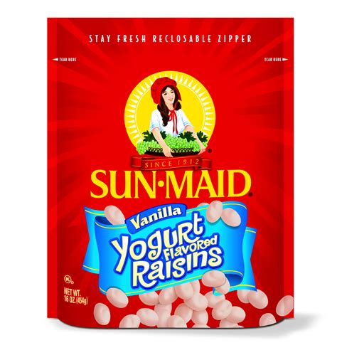 Sun-Maid Raisins Vanilla Yogurt Covered Raisins commercials