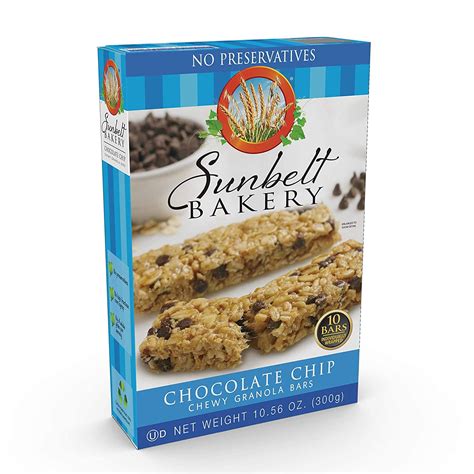 Sunbelt Bakery Chocolate Chip Chewy Granola Bars commercials