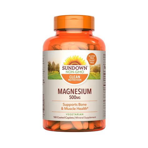 Sundown Naturals Magnesium Caplets logo