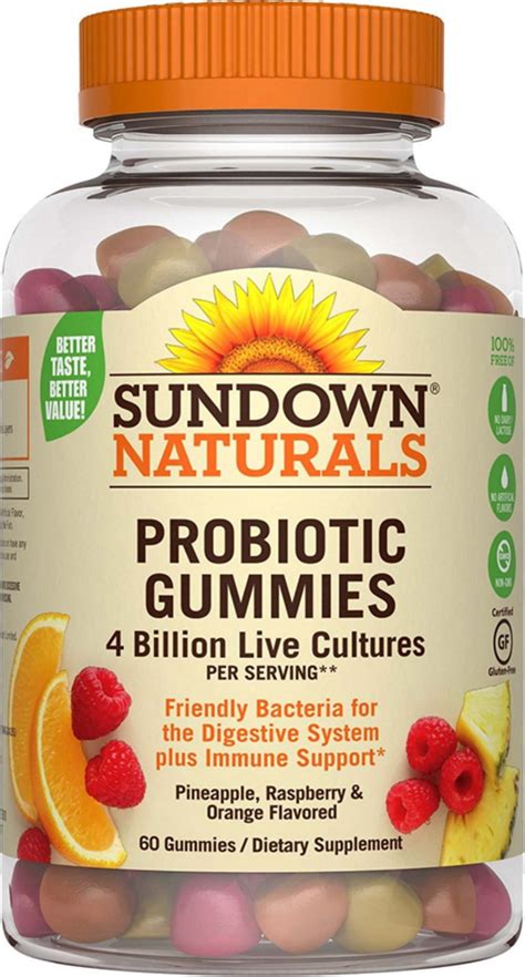 Sundown Naturals Probiotic Gummies logo
