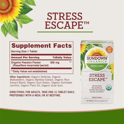 Sundown Naturals Stress Escape logo