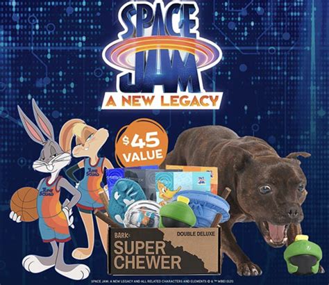 Super Chewer Space Jam: A New Legacy Box logo