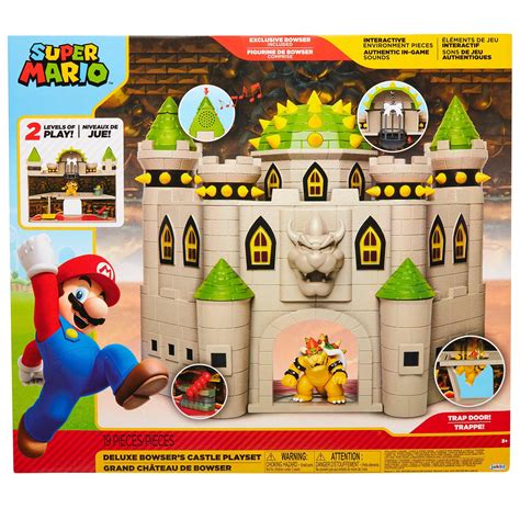 Super Mario (Jakks Pacific) Deluxe Bowser's Castle Playset logo