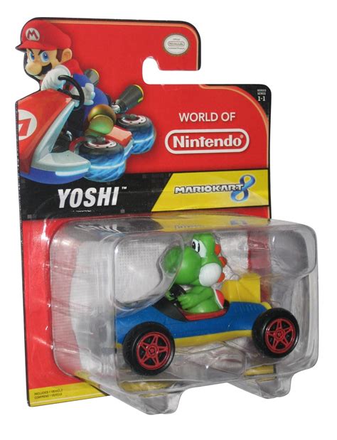 Super Mario (Jakks Pacific) World of Nintendo Series 1 Mario Kart 8 Tape Racers: Yoshi