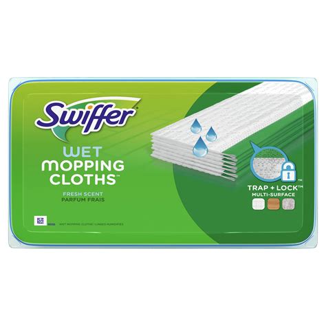 Swiffer Sweeper Wood Wet Mopping Cloths logo