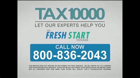TAX10000 TV commercial - Fresh Start