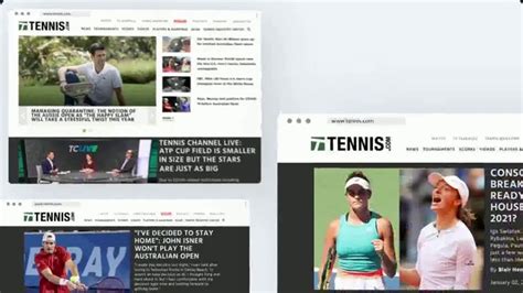 TENNIS.com TV Spot, 'Breaking News, Highlights and Baseline' created for TENNIS.com