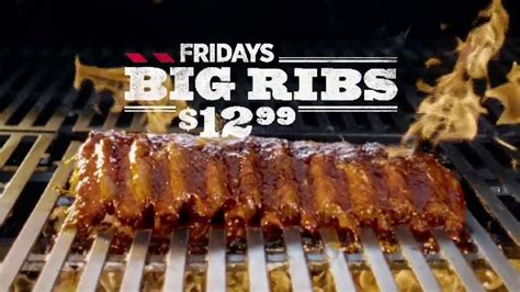 TGI Fridays Big Ribs TV commercial - Bigger, Bolder and Meatier
