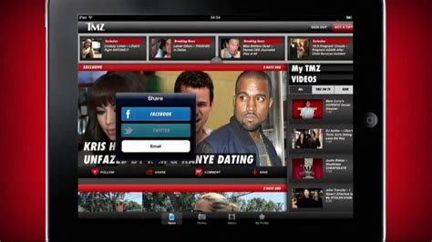 TMZ App For iPad TV Spot created for TMZ