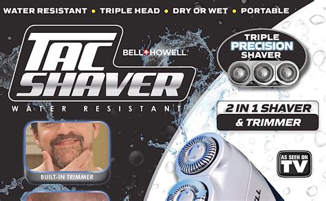 Bell + Howell Tac Shaver commercials