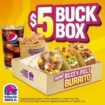 Taco Bell $5 Big Box logo