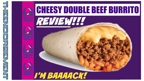 Taco Bell Cheesy Double Beef Burrito