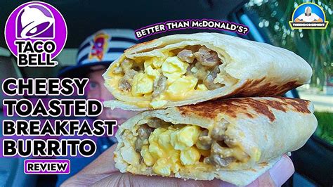 Taco Bell Cheesy Toasted Breakfast Burrito