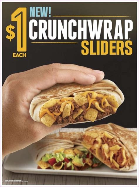 Taco Bell Crunchwrap Sliders