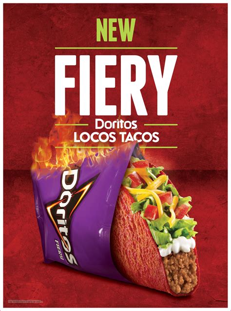 Taco Bell Fiery Doritos Locos Tacos logo