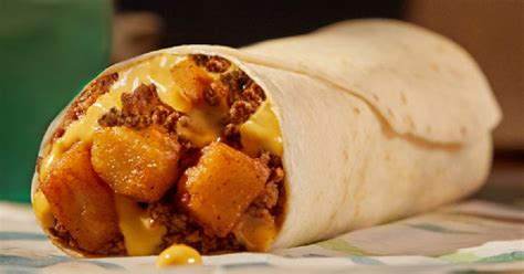 Taco Bell Fiesta Potato Grilled Breakfast Burrito