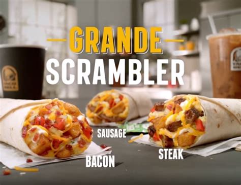 Taco Bell Sausage Grande Scrambler commercials