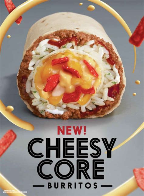 Taco Bell Spicy Cheesy Core Burrito commercials
