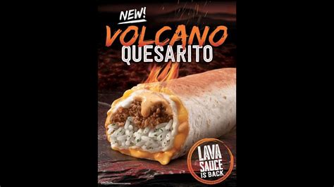 Taco Bell Volcano Quesarito commercials