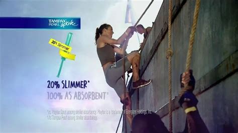 Tampax Pearl Active TV Spot, '20 Slimmer' featuring Cassandra Kubinski