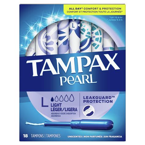 Tampax Pearl Tampons Lite commercials