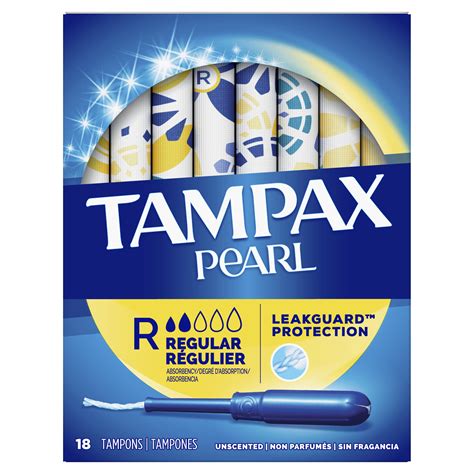 Tampax Pearl Tampons Regular logo