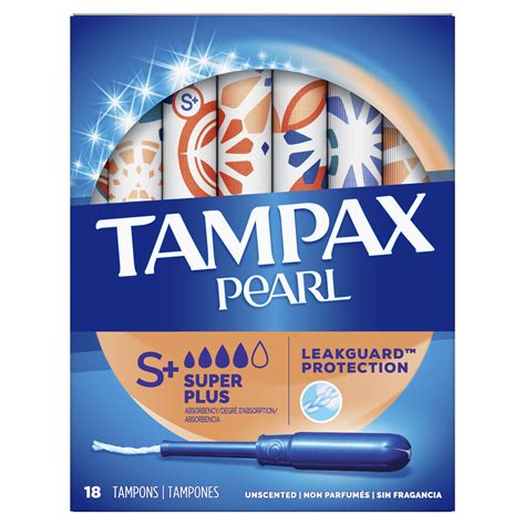Tampax Pearl Tampons Super Plus logo