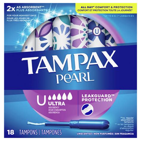 Tampax Pearl Tampons Ultra logo