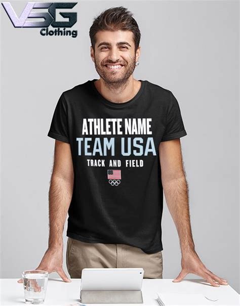 Team USA Track & Field Athlete Futures Pick-An-Athlete Roster V-Neck T-Shirt logo