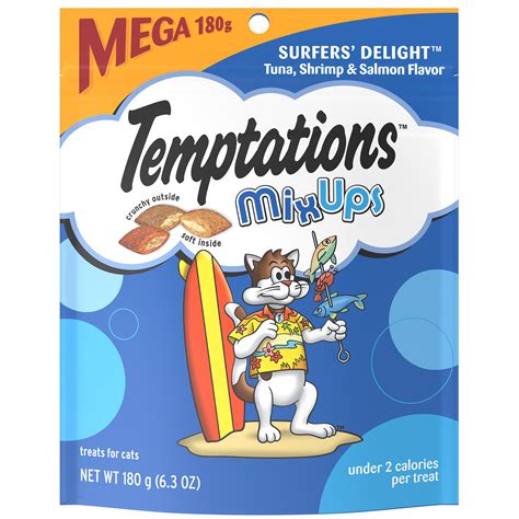 Temptations Cat Treats MixUps Surfer's Delight commercials