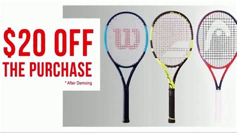 Tennis Express TV Spot, 'Tennis Racquets Demo' created for Tennis Express